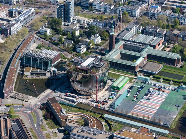 Depot Boijmans Van Beuningen, Rotterdam door Aerovista Luchtfotografie (bron: Shutterstock)