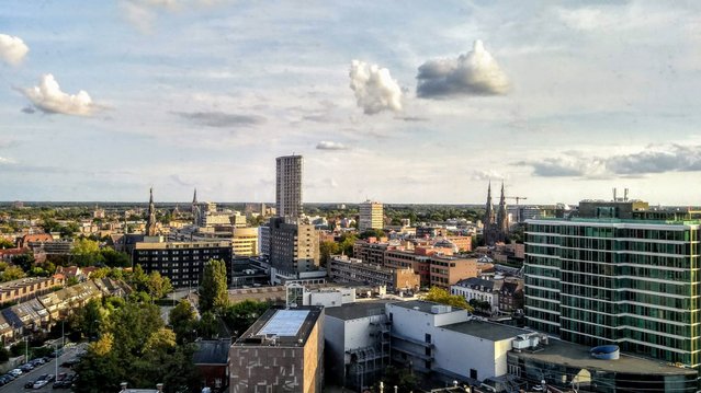 Vogelvlucht van Eindhoven door Naren155 (bron: Shutterstock)