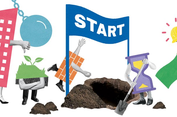 Illustratie Start door Esther Dijkstra (bron: Esther Dijkstra)
