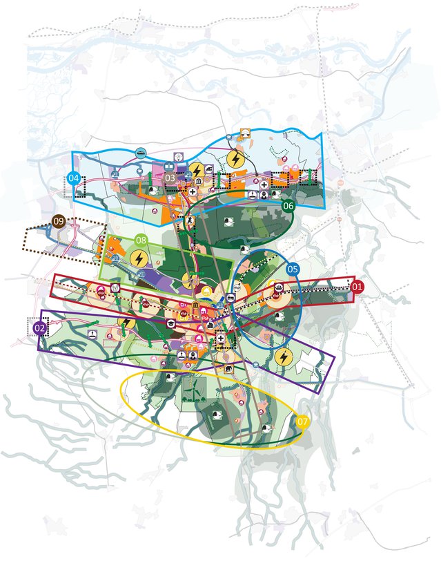 Voorbeeld van de toedeling van opgaven aan gebieden op basis van gebiedskenmerken. Hiermee wordt de basis gelegd voor de gebiedsprogramma’s en uitvoeringsprojecten door Michel van Munster (Gemeente Tilburg) (bron: Michel van Munster (Gemeente Tilburg))