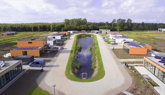 Luchtfoto Almere Oosterwold door Claire Slingerland (bron: Shutterstock)