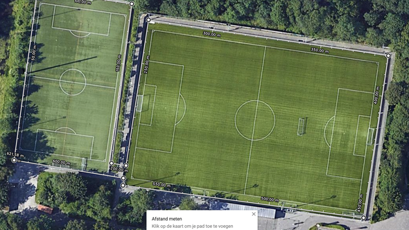 Voetbalvelden in Alkmaar door Tijn Croon en Walter Bokern (bron: Springco Urban Analytics)