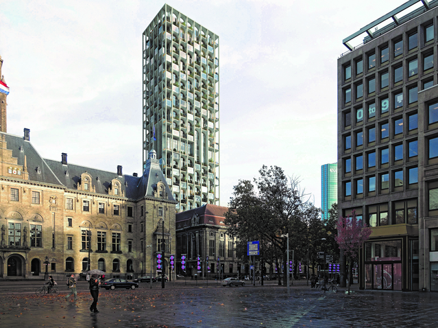 Rotterdamse hoogbouw door Seb van Damme (bron: ODAarchitecten)