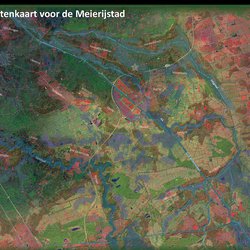 Klimaatonderlegger Meierijstad door Thomas Jansen, landschapsarchitectuur en gebiedsinnovatie (bron: Thomas Jansen, landschapsarchitectuur en gebiedsinnovatie)