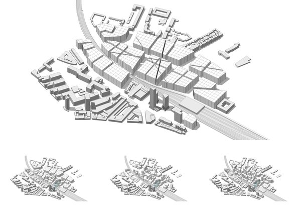 Triangel in 3D door Tangram architekten (bron: tangramarchitekten.nl)