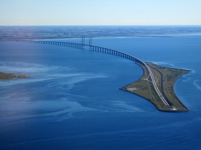 De Sontbrug Denemarken door Nick-D (bron: Wikimedia Commons)