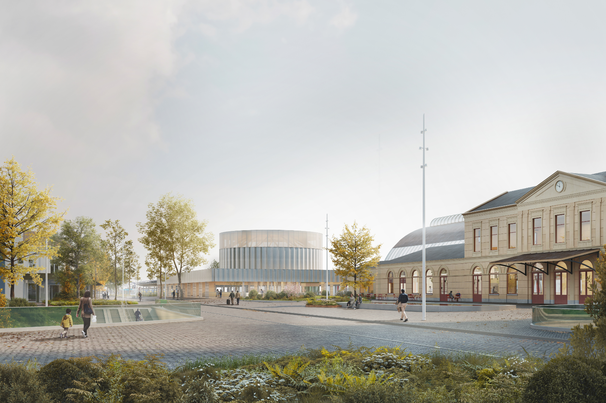 Station Zwolle door Atelier Luce (bron: Studio Nauta)