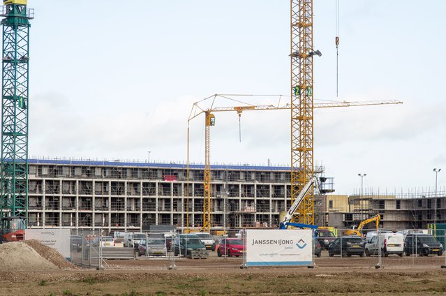 Bouwplaats in Nijmegen door Marcel Rommens (bron: Shutterstock)