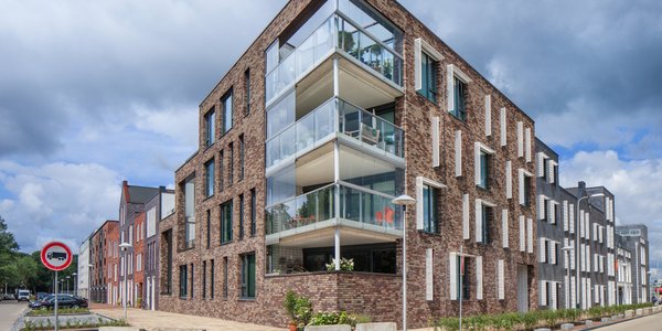 Appartementencomplex Veemarkt Utrecht door TonyV3112 (bron: Shutterstock)