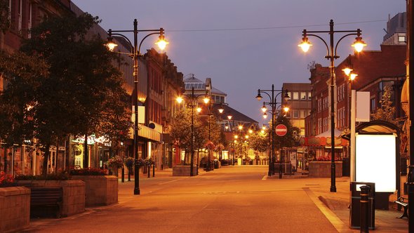 Oldham, England door Alastair Wallace (bron: shutterstock)