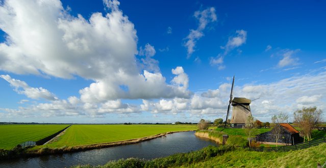 Polder en Molen door Eric Gevaert (bron: Shutterstock)