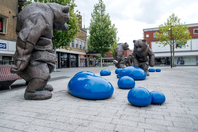 Het oude Marktplein in Hengelo met weinig openbare faciliteiten en weinig groen door Andreas Wolochow (bron: Shutterstock)