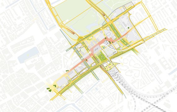 Raamwerk Ontwikkelvisie Den Haag Centraal door gemeente Den Haag (bron: gemeente Den Haag)