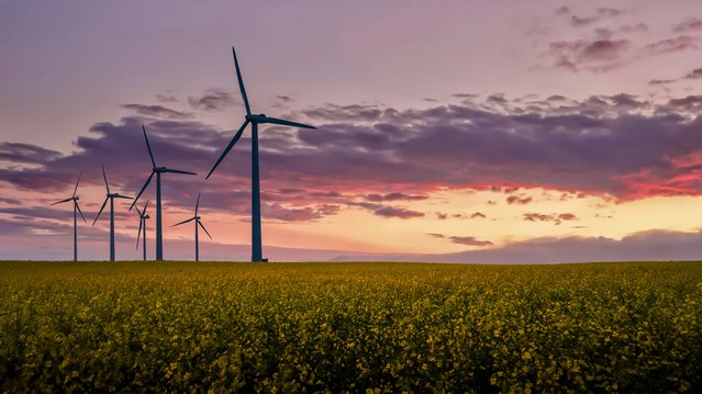 Windturbines in landschap door Nick Brundle Photography (bron: shutterstock.com)