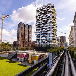 Groen gebouw in Strijp-S, de creatieve stad in Eindhoven door Rosanne de Vries (bron: Shutterstock)