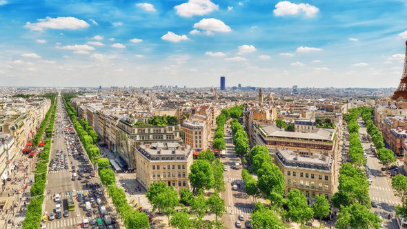 Panorama van Parijs door V_E (bron: Shutterstock)