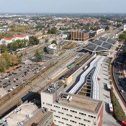 Spoorzone Tilburg 2020 door Gerdien Wolthaus Paauw (bron: Gebiedsontwikkeling.nu)