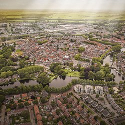 Woerden centrum luchtfoto -> Woerrden Marketing, 2013