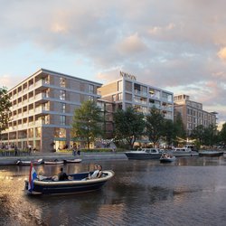 Artist impression Schieoevers Delft door AM (bron: AM)