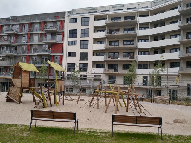 Het Berlijnse woningbouwproject van coöperatie UCG Blauwe Insel aan de Gotenstrasse door Jaco Boer (bron: Jaco Boer)