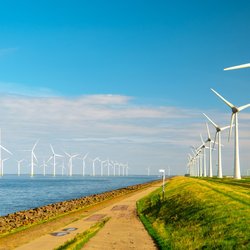 Windmolenpark in Nederland door Fokke Baarssen (bron: Shutterstock)