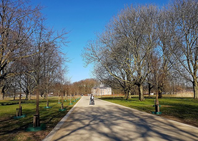 Geusseltpark, Groene Loper in Maastricht door Kleon3 (bron: Wikimedia Commons)