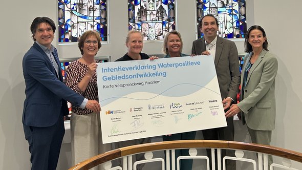 ondertekening intentie Korte Verspronckweg Haarlem door Ymere (bron: Ymere)