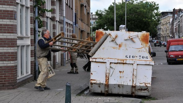 klussen op straat