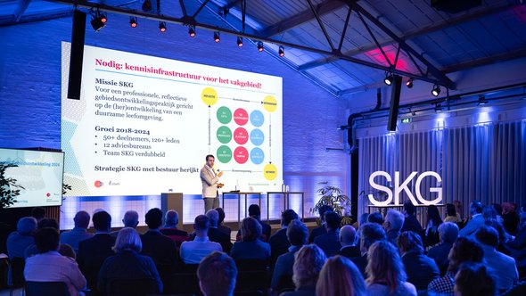 SKG Jaarcongres 2024 door Sander van Wettum (bron: Stichting Kennis Gebiedsontwikkeling)