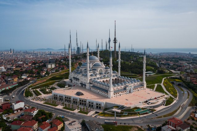 Çamlıca moskee in Istanbul door aslan ozcan (bron: Shutterstock)