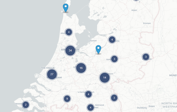 GO projectenkaart door Gebiedsontwikkeling.nu (bron: Gebiedsontwikkeling.nu)