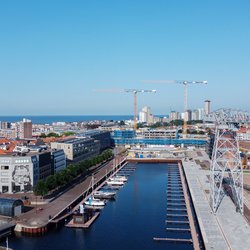 Overzicht vanaf de haven - Scheldekwartier Vlissingen door Zuidwest10 (bron: Gemeente Vlissingen)