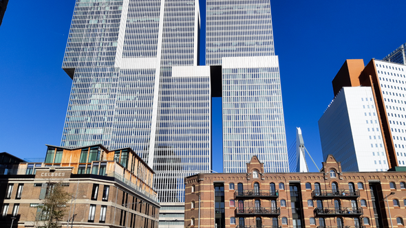 De Rotterdam, Rotterdam door Kristof Bellens (bron: Shutterstock)