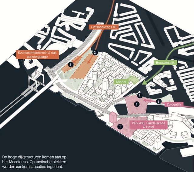 Aankomst op Schuillocaties door Mecanoo (bron: Gemeente Dordrecht)