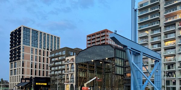 Oostenburg vanaf het water Amsterdam door Tess Broekmans (bron: Tess Broekmans)
