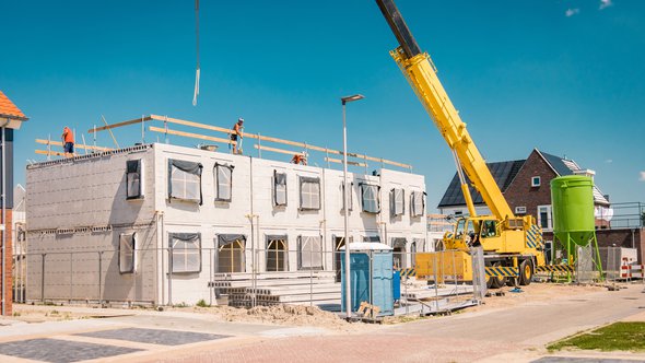 Nieuwbouw Urk, Nederland door Fokke Baarssen (bron: Shutterstock)