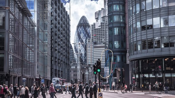 City of London, Londen door IR Stone (bron: shutterstock.com)