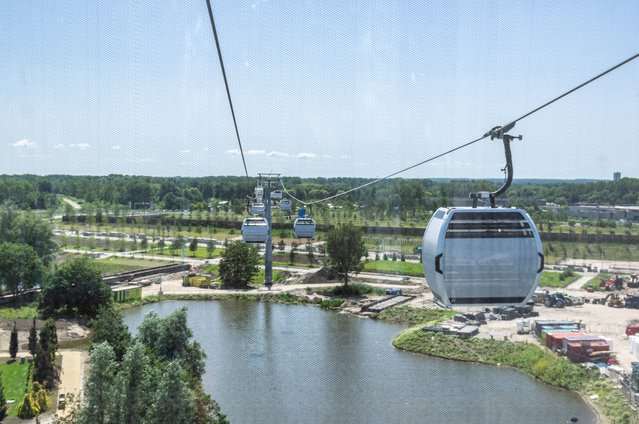 Cable Car Park View door Floriade beeldbank (bron: Floriade beeldbank)