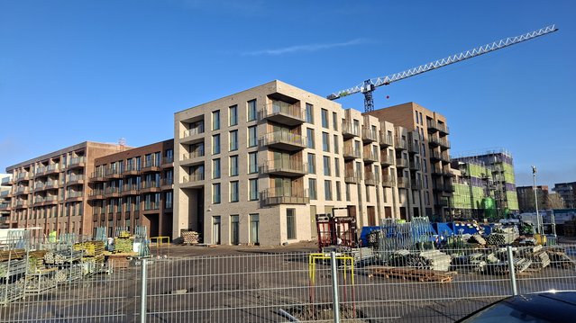 Blok 3 in aanbouw door Haan & Laan (bron: Haan & Laan)