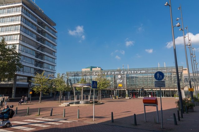 Station Schiedam Centrum door ColorMaker (bron: Shutterstock)