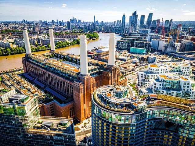 Battersea Power Station in London door Alexey Fedorenko (bron: shutterstock)