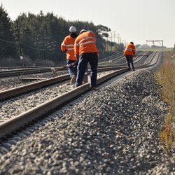 Werkzaamheden aan het spoor door PhysioDave (bron: Shutterstock)