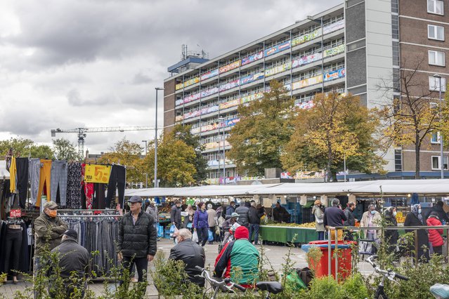 Markt met gijsingflats door Florian Braakman (bron: Florian Braakman)