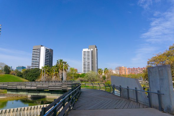 Parque de la diagonal Barcelona door Joan Manel (bron: Shutterstock)