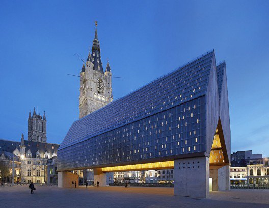 De nieuwe markthallen in Gent, België - Afbeelding 1