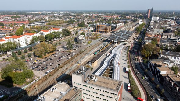 Spoorzone Tilburg 2020 door Gerdien Wolthaus Paauw (bron: Gebiedsontwikkeling.nu)