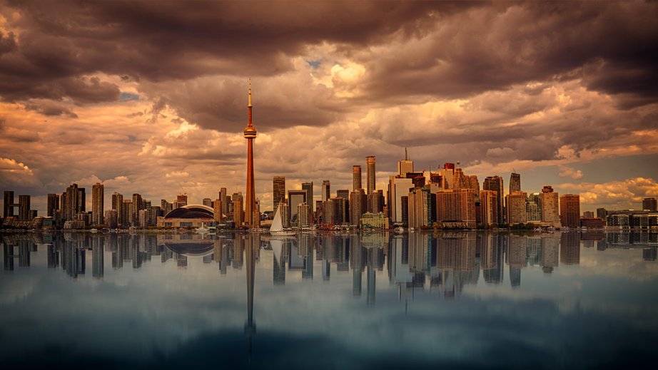 Zonsondergang Toronto door jplenio (pixabay.com)