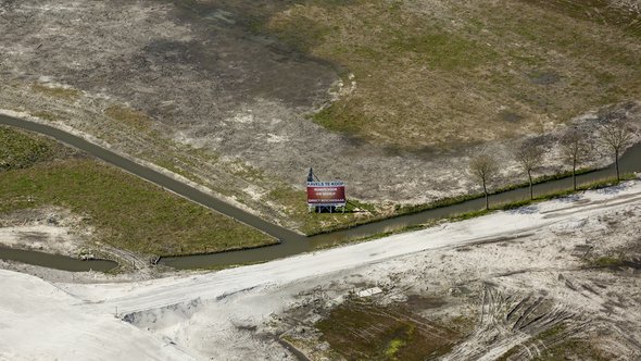 Zwaagdijk, Nederland door Aerovista Luchtfotografie (bron: Shutterstock)