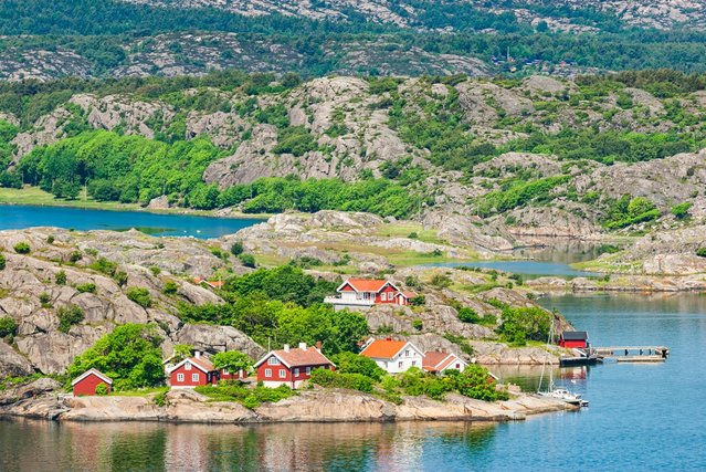 Huisjes aan de westkust van Zweden door Kedardome (bron: Shutterstock)