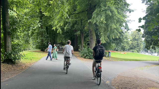Fietsen op de Promonade door Ineke Lammers (bron: SKG)